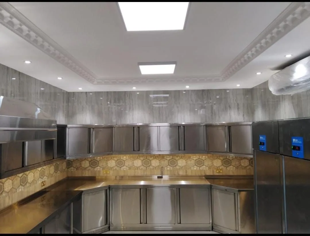 Commercial cooking equipments in kitchen