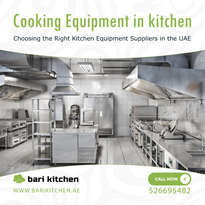 Cooking Equipment in kitchen