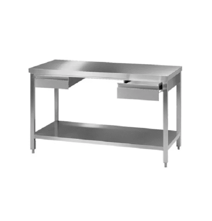 Work table with drawers
